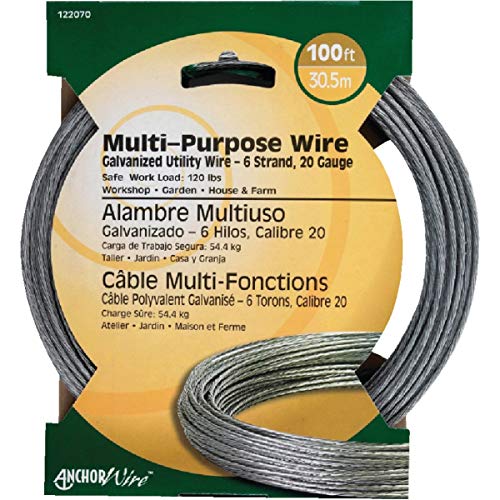 Hillman Galvanized Wire Multi-Purpose 0' 12 Ga Galv Card