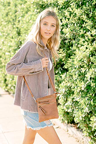 Isabelle Functional Multi Pocket Crossbody Bag (Yellow) #TOP6