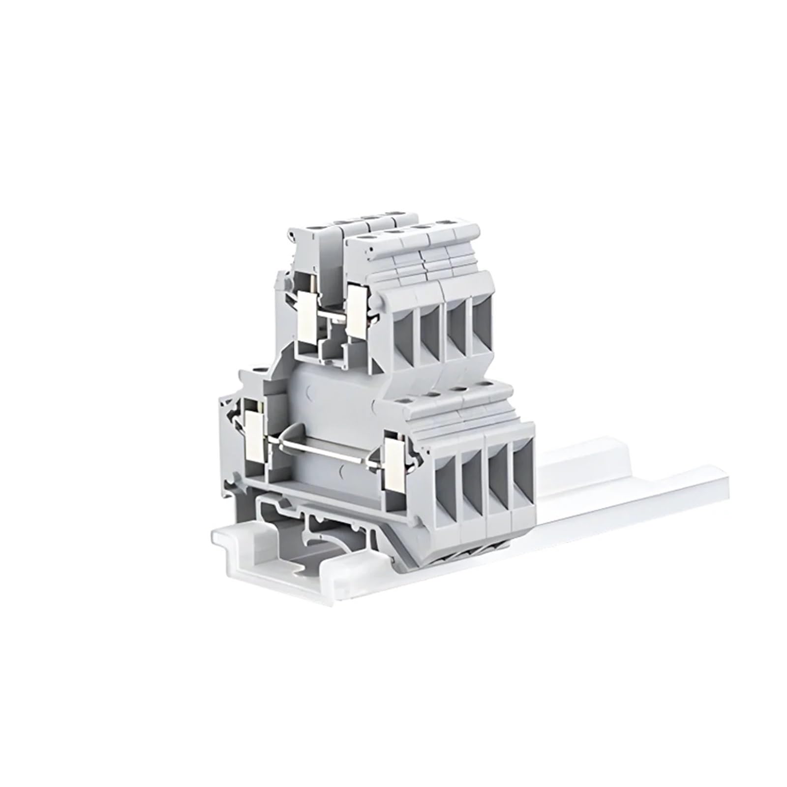 Bloques de terminales UKK-5 de tornillo para organizar cuadros eléctricos compactos, 10 uds 7