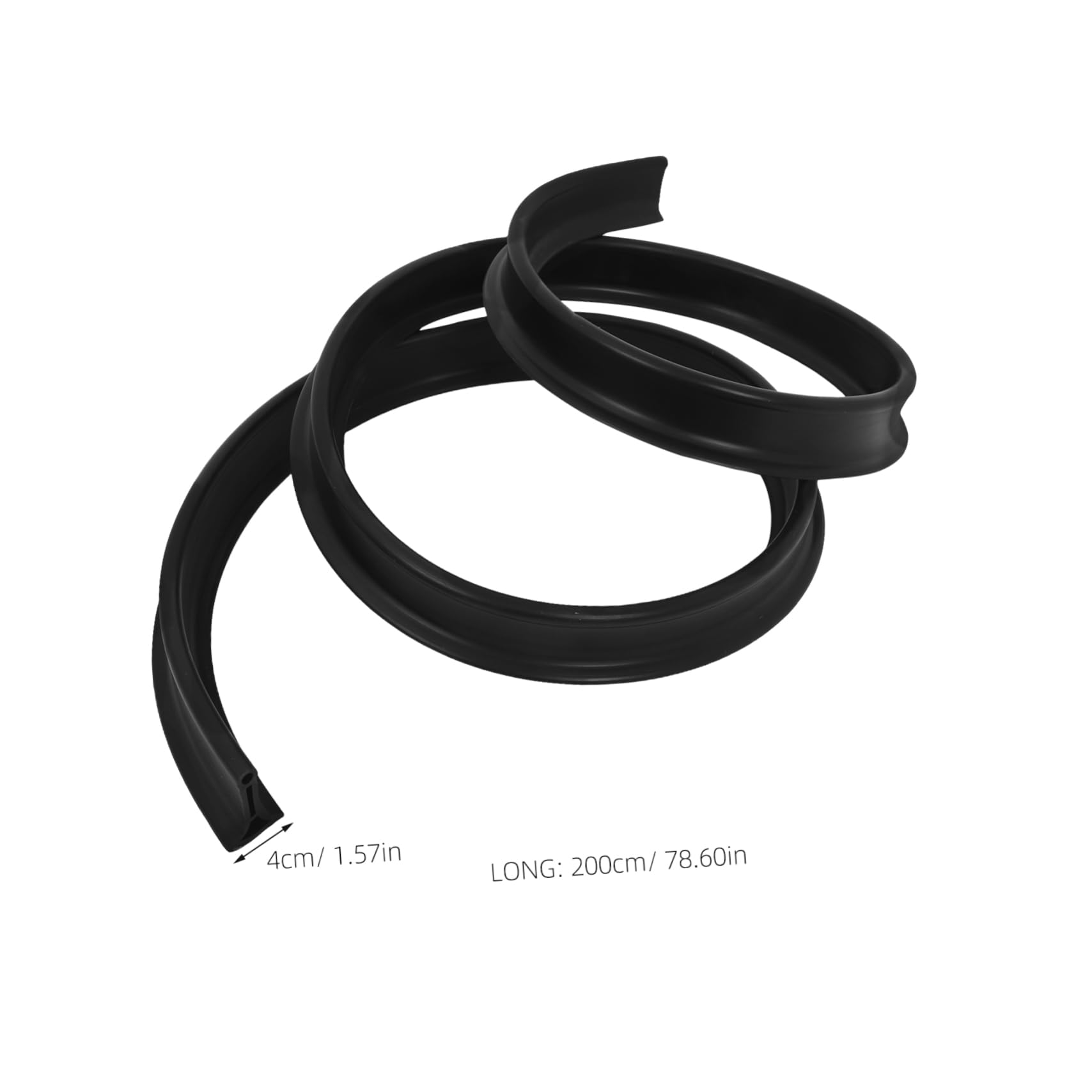 ABOOFAN Collapsible Shower Water Dam Self-Adhesive Shower Door Stopper Water Dam