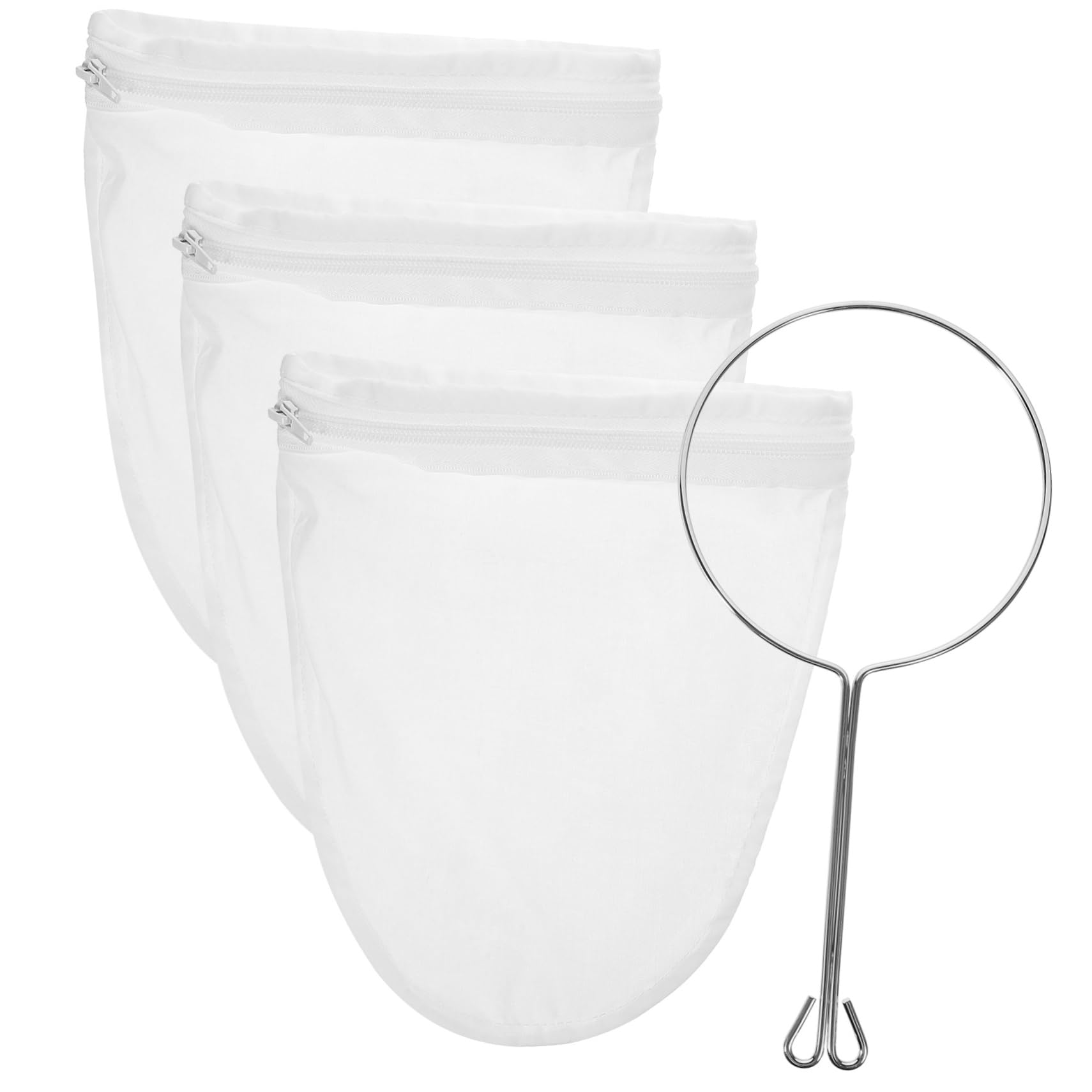 Bolsa de Filtro Reutilizable con Aro de Acero Inoxidable de Malla Fina 1