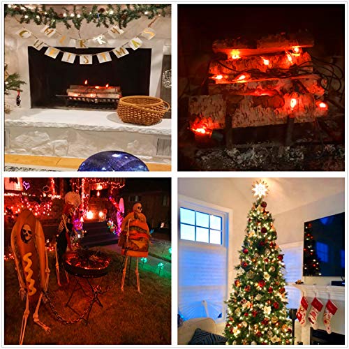 SUNSGNE-Christmas-Flicker-Flame-String-Lights-10Ft-Amber-Flame-Lights-Outdoor-Patio-Lights-C18-Christmas-String-Lights-for-Outdoor-Halloween-Christmas-Decoration-Green-Wire SUNSGNE Christmas Flicker Flame String Lights 10Ft Amber Flame Lights Outdoor Patio Lights C18 Christmas String Lights for Outdoor Halloween Christmas Decoration Green Wire