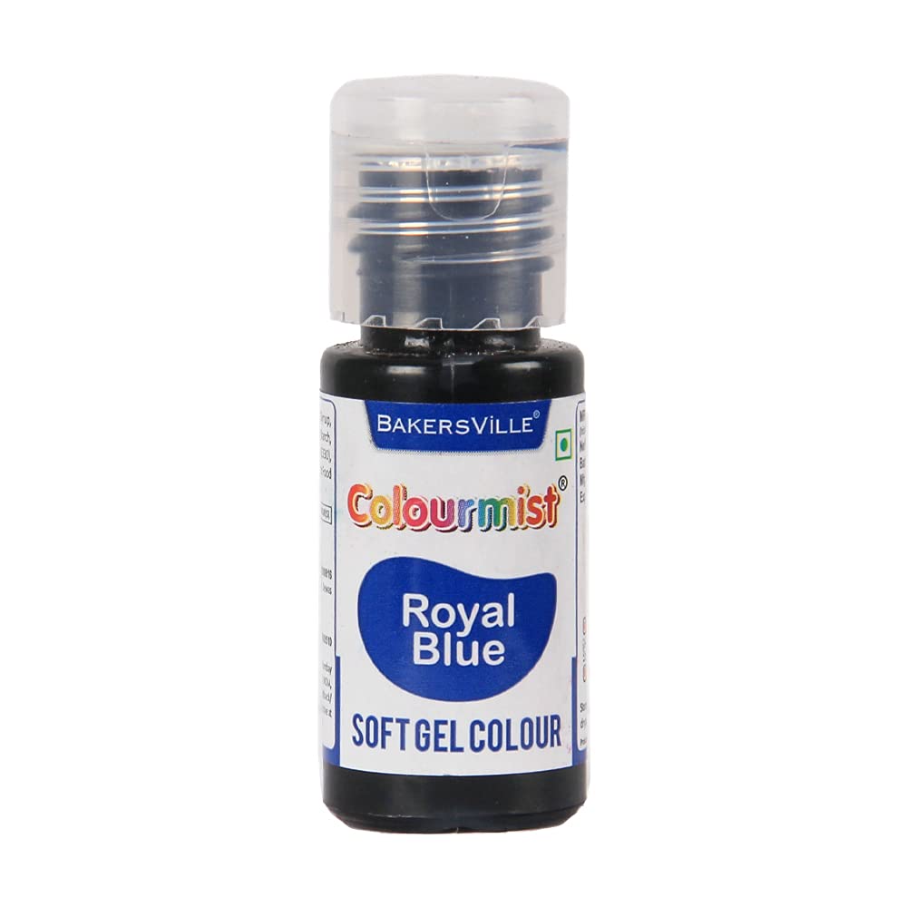 Colourmist Soft Gel Paste Food Color, (Royal Blue), 20g | Edible Gel Colour For Fondant/Dessert/Baking | (B09G6HTRFV) Amazon Price History, Amazon Price Tracker