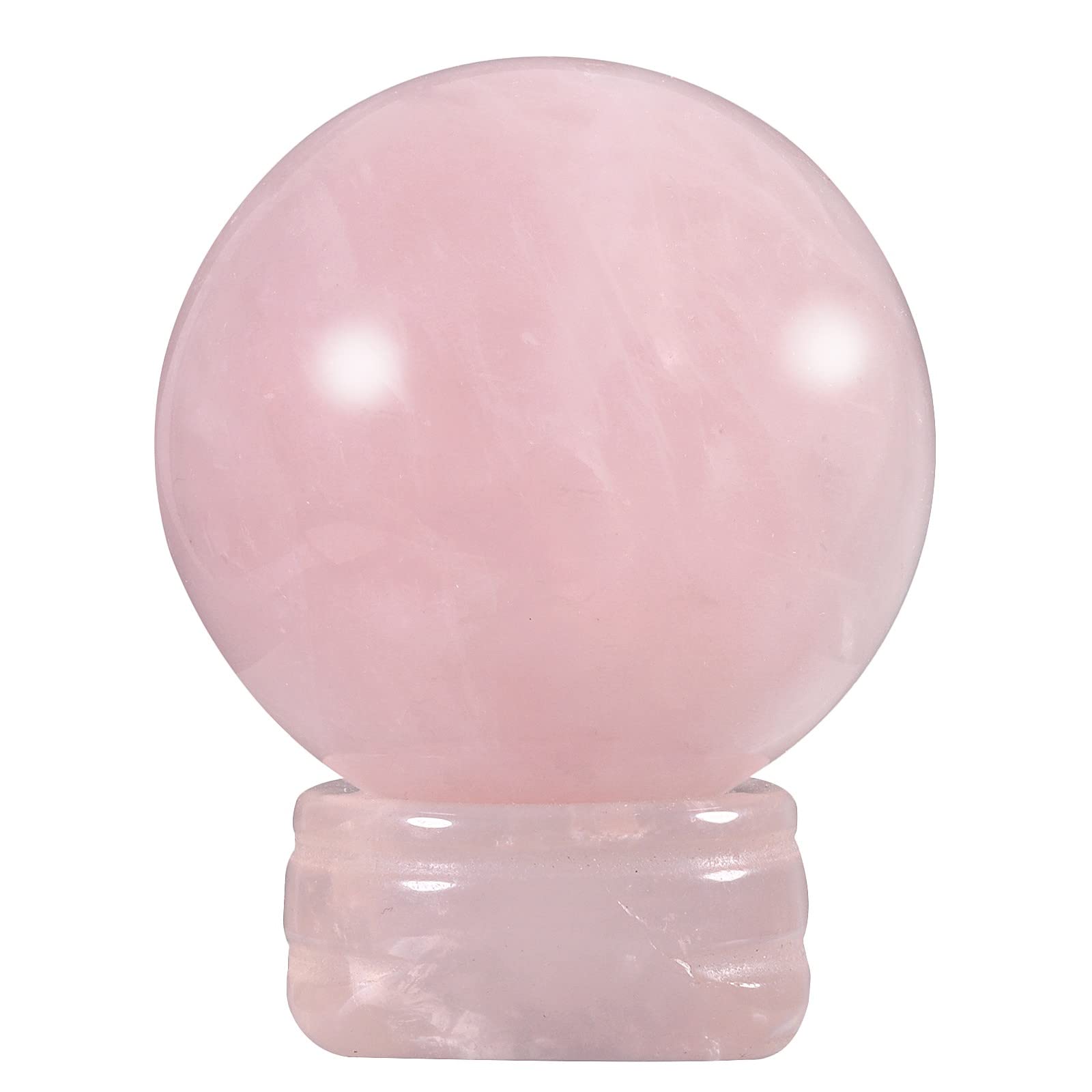 Bola de cristal de cuarzo rosa mookaitedecor para eliminar estres en el hogar