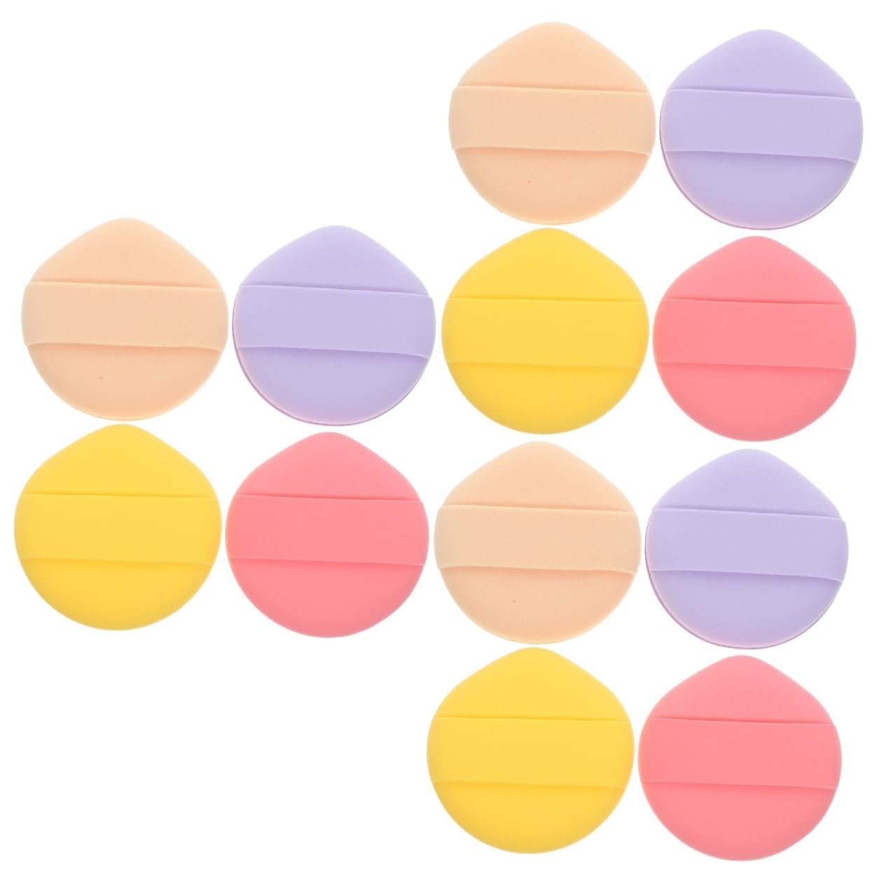 FRCOLOR 12 Esponjas Aplicadoras De Maquillaje En Forma De Panal Tubo De Brillo De Labios Esponjas De Maquillaje Para Base De e De Belleza Para e