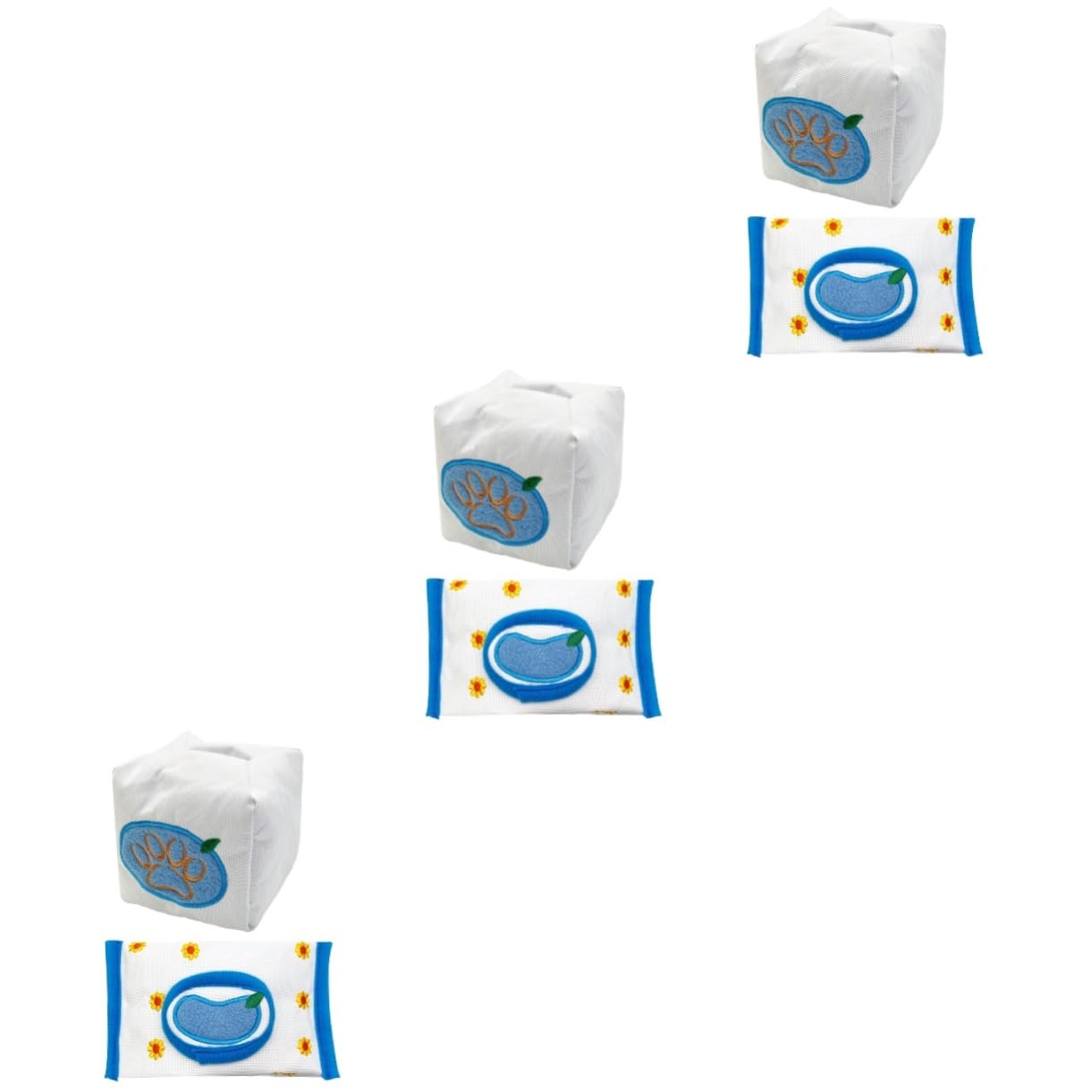 Milisten 6pièces Jouets Snuffle pour Chiens Jouets Interactifs Papier pour Chiens Amusants Et Anti-Ennui Améliorez Odorat De Votre Animal