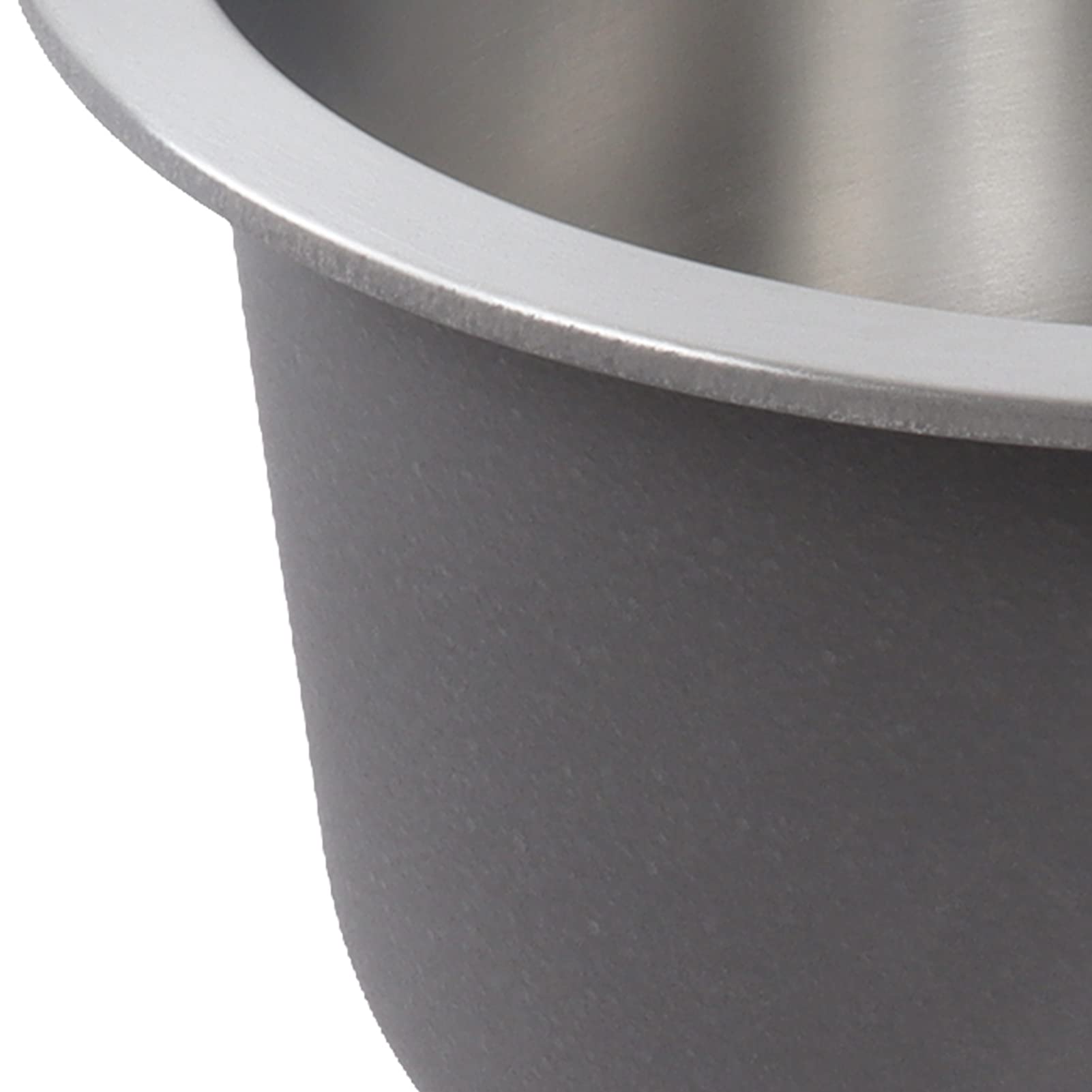 11,8 Zoll Rundes Edelstahl-Spülbecken, Dual Mount Single Bowl Kitchen Bar Sink Prep Sink mit Tiefem Fassungsvermögen, Rohr und Zubehör, Spritzwassergeschütztes Kleines Waschbecken, Spüle