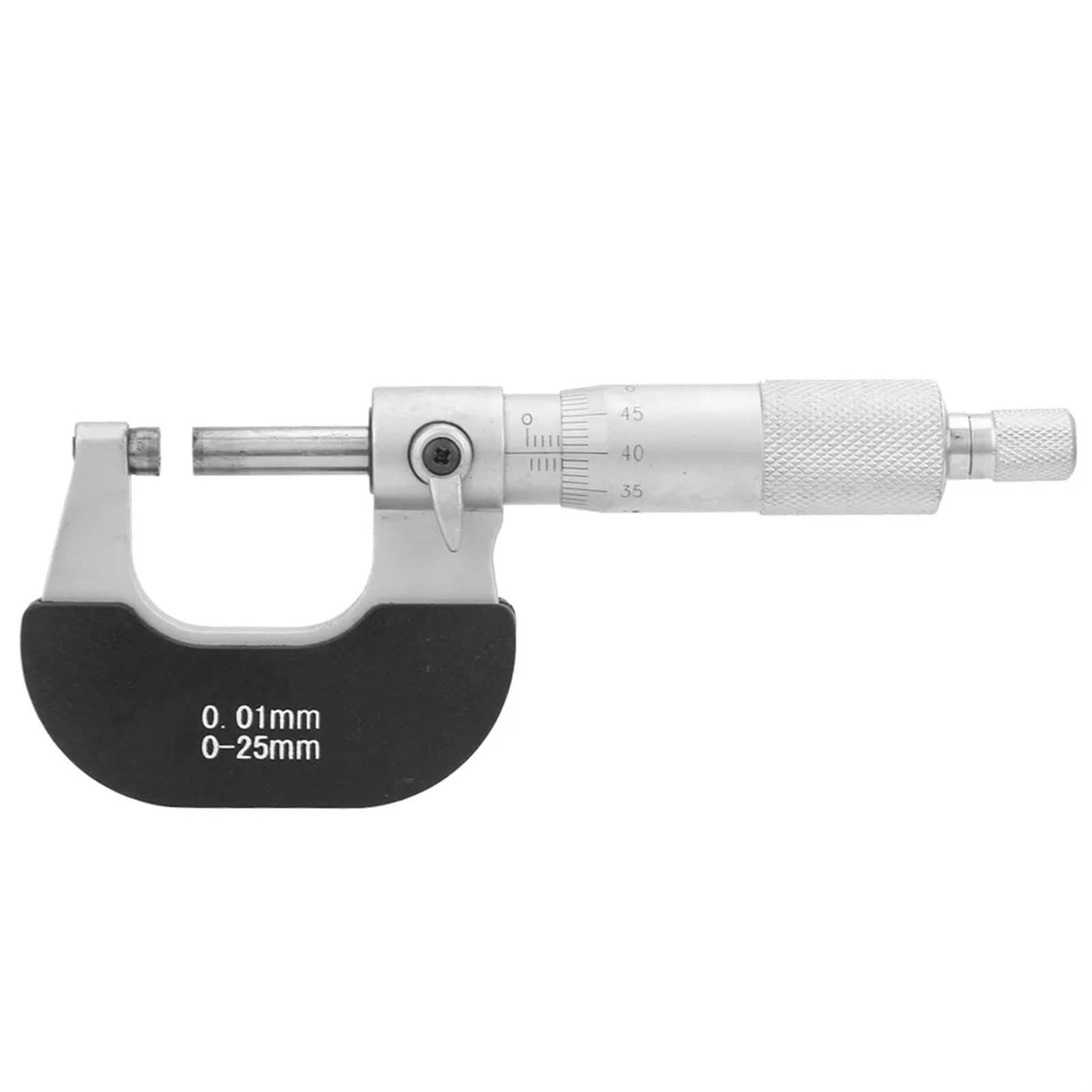 Micrómetro de Exteriores Micrómetro Exterior de 0-25mm, Herramienta de medición de Acero de rodamiento de Calibre Profesional de 0,01mm de Espesor 562