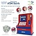 Learning Resources Teaching ATM Bank, Blue & Red, Classic Toy, 32 Pieces, Ages 3+, 12-1/8 l x 10 w x 4-1/2 h in