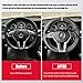 Hand-Stitched Steering Wheel Wrap for Mercedes C-Class W204/E-CLASS W212 W207/SLK-Class C172/CLA-CLASS W117/CLS-Class C218 2012 2013 2014 Interior Steering Wheel Protection Skin Cover Accessories