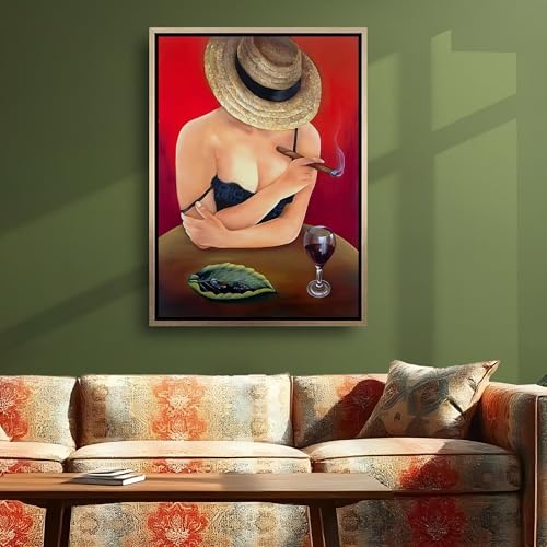 Tableau deco murale salon grand format affiche encadr&eacute;e 80x110 - 2