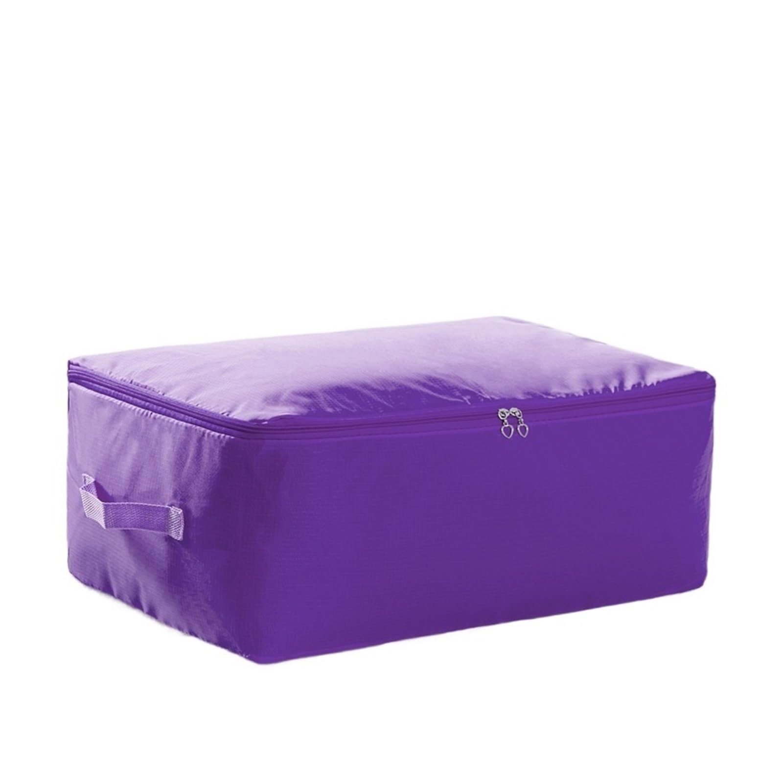 RRYPBOVG Foldable Blanket Storage Bags 3PCS Large Capacity Wardrobe Moisture Proof Organizer Bags Foldable Clothes Quilt Storage Bags Multifunctional Sundries Storage Bag(Purple,M 58x40x22cm)