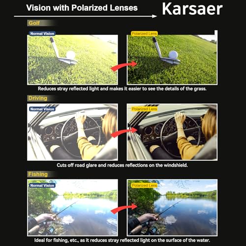 Image of Karsaer Polarized Aviator Sunglasses for Men Stylish 100% UV 400 Protected Metal Frame Style Classic Pilot Women Glasses E1376