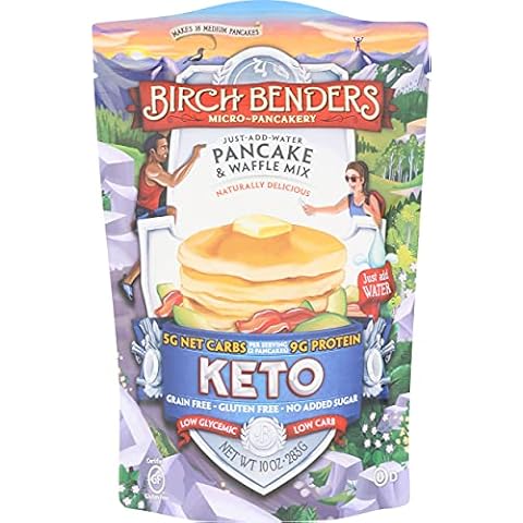 Birch Benders Griddle Cakes, Pancake Waffle Mix Keto, 10 Ounce Cover