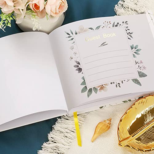 Livre d'or de mariage robuste à couverture rigide pour conserver chaque vœu