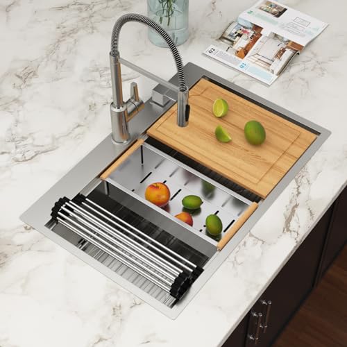 Couoko 33x22 Inch Stainless Steel Kitchen Sink