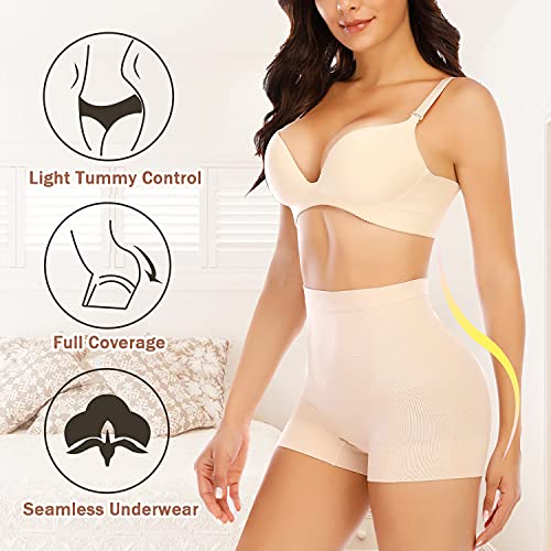 Seamless Slip Shorts for Women Under Dress Shaping Boyshorts Panties Tummy Control Shapewear3