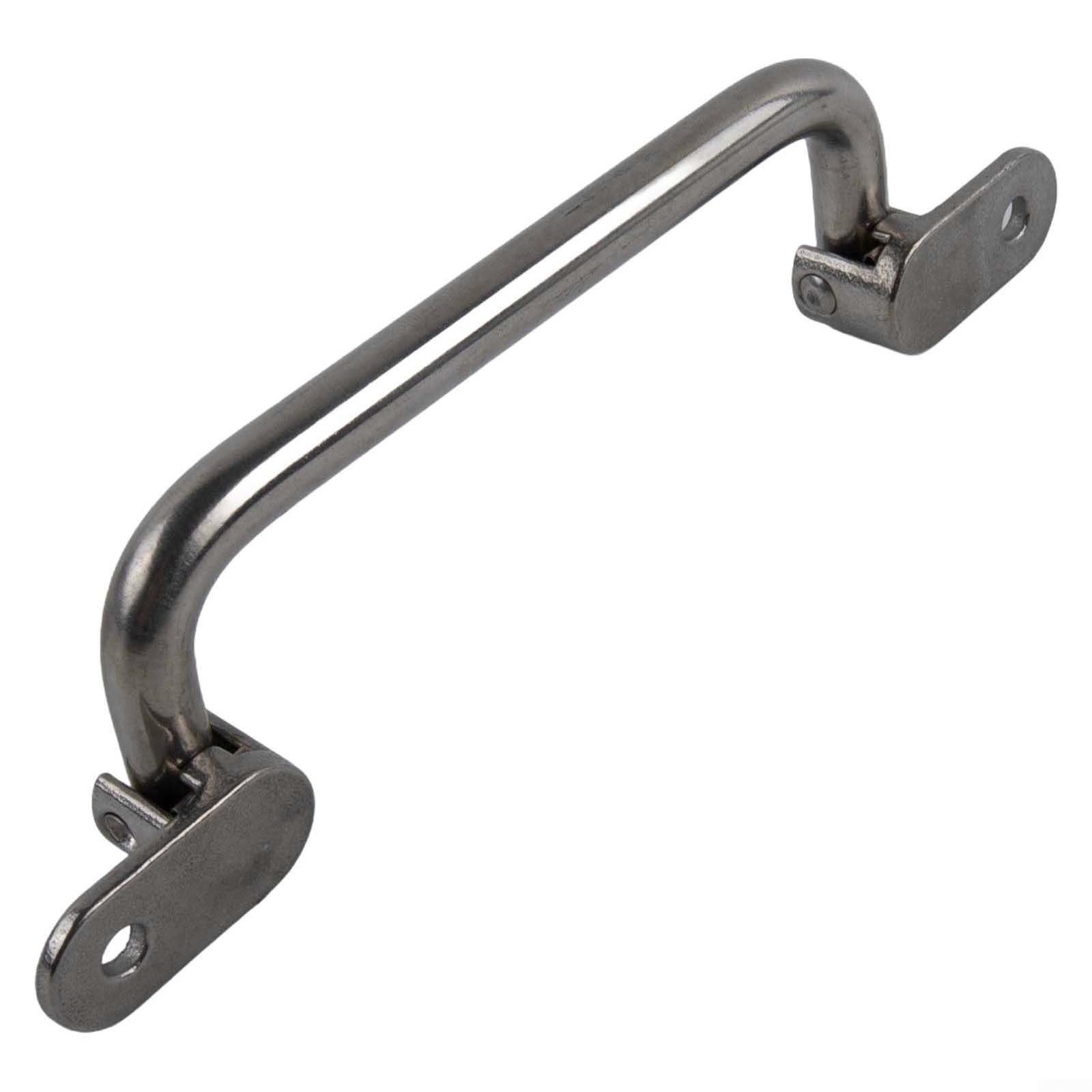 Heavy Duty Folding Handle 304 Stainless Steel, Engineered for Longevity and Reliable Support in Industrial Equipment with Comfortable Handling (Hole Distance 158mm)