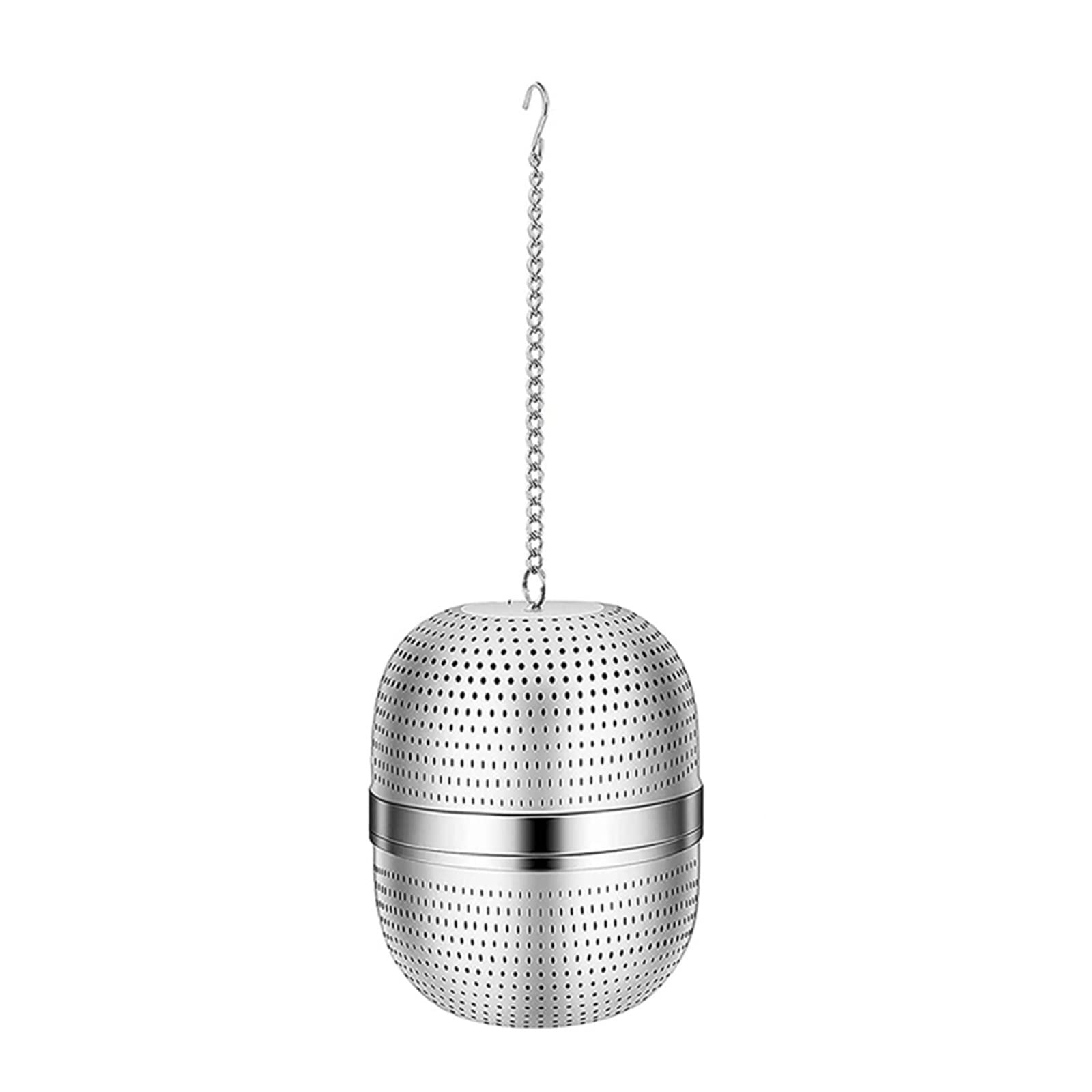 Colador de té, infusor de té de acero inoxidable, colador de té de malla de bolas, para té, especias y la mayoría de tazas y teteras