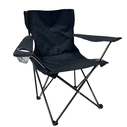 image for ALEVMOOM Portable Camping Chair, Fully Cushioned Seat and Back with Si