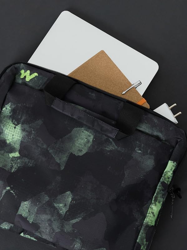 Wildcraft Polyester Icon Sling Bag/Messenger Bag/Cross Body Bag for Mens & Womens (Granit_Blk)