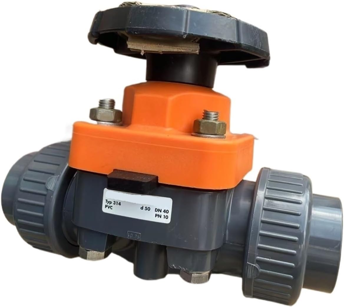 UPVC Flanged Diaphragm Valve Model 314 Manual Diaphragm Valve DN40, DN50(DN40)