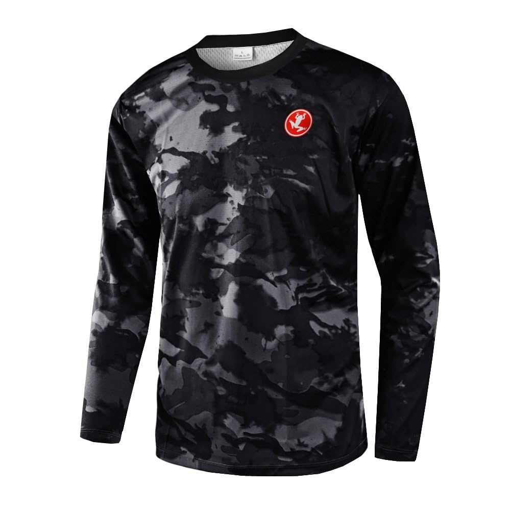 UGLY FROG Magliette da Ciclismo da T-Shirt, Top Abbigliamento Camicia Mountain Bike/MTB, Traspirante e Assorbente dal Sudore Maglia da Ciclismo