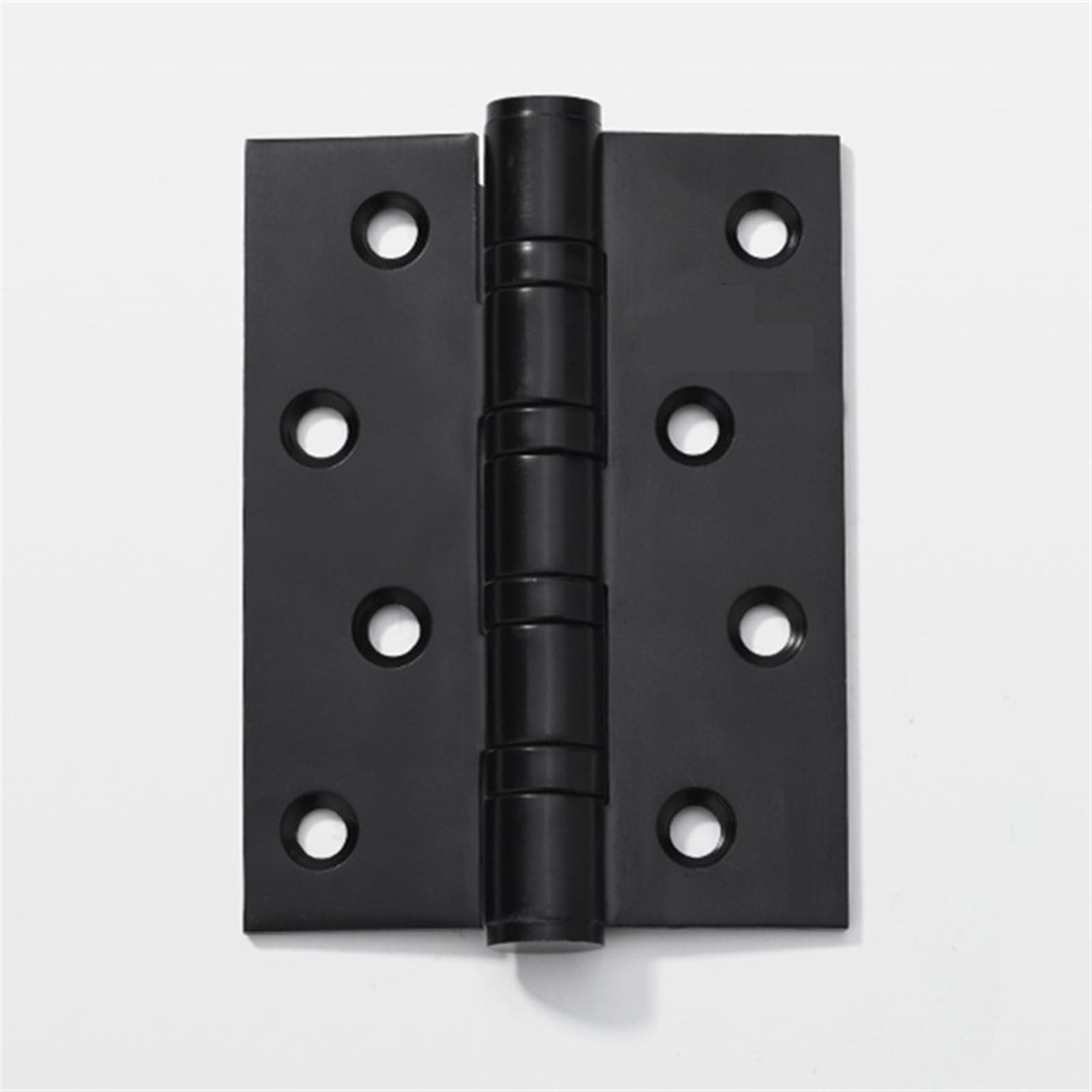 Adgcfkop Black Thicken Stainless Steel 4 Inch Hinge Connector Silent Hinges Furniture Hardware 1Pcs