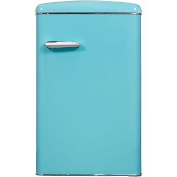 Exquisite Retro Refrigerator RKS120-VH-160F 122 L Dove Blue [Energy Class F]
