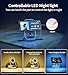 3 in 1 Magnetic Wireless Charging Station for Apple Devices, Fast Foldable Travel Mag-Safe Charger Stand with Night Light for iPhone 16 15 14 13 12 Series, Apple Watch/AirPods Pro