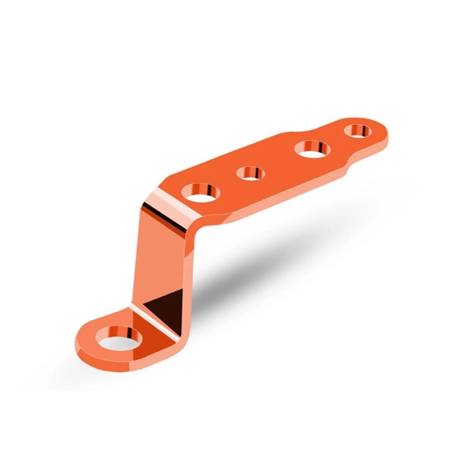 Bracket Light Motorcycle Rearview Mirror Modified Headlight Multi-Functional Spotlight Electric Car Accessories Extension Brackets(Orange)