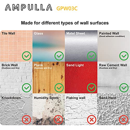 Ampulla Garage Smith Gwp03C Multilayer Garage Wall Protector Car Door Protectors (2-Pack (White)) #TOP4