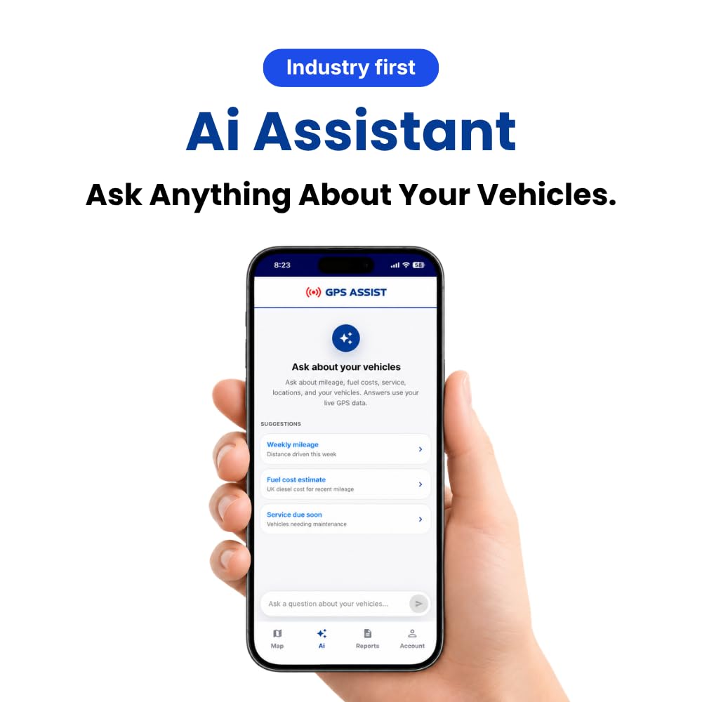 4G Plug-in OBD GPS Tracker per auto, furgoni, camion, tracciamento in tempo reale, nessuna installazione richiesta, iOS e Android App - Supporto UK - Funziona con tutti i veicoli - Regno Unito e in