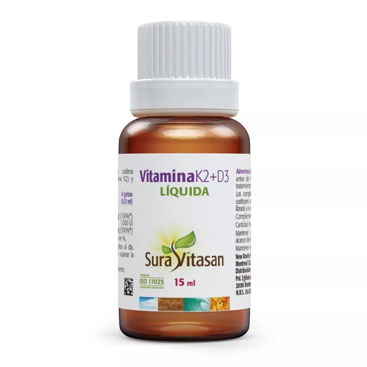 Pack 2x Vitamina K2+D3, Sura Vitasan,15 ml