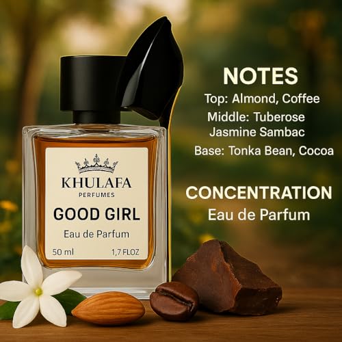 Image of Good Girls Inspired Perfume for Women | Long-Lasting Eau de Parfum with Almond, Coffee & Tonka Bean | Premium Fragrance | Luxury Perfume | Gift for Her | 50ML