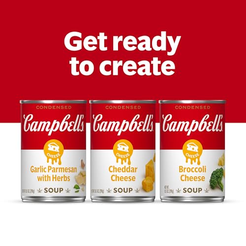 Image of Campbell's Condensed White Cheddar Cheese Soup, 10.5 oz Can (12 Pack)