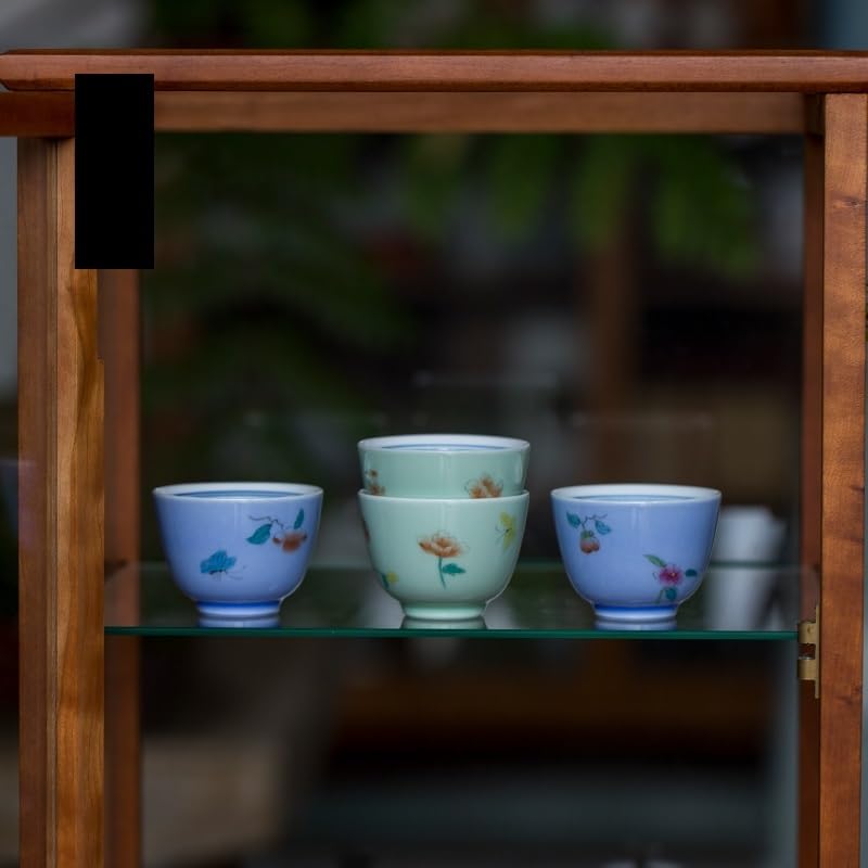 Kubek do kawy, chińskie filiżanki do herbaty, ręcznie malowane małe filiżanki do herbaty, filiżanki do herbaty do użytku domowego, ceramiczne filiżanki pojedyncze, retro zestawy do herbaty, kubek do