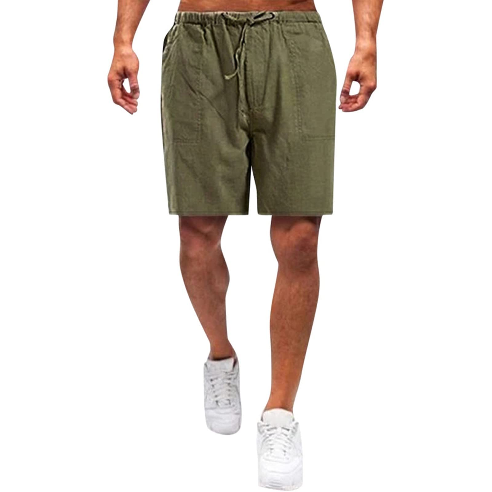 ADUWOAN Cargo Shorts for Men Big Tall - Military Shorts for Men Tactical Combat Outdoor Hiking Shorts Quick Dry 7 Inch