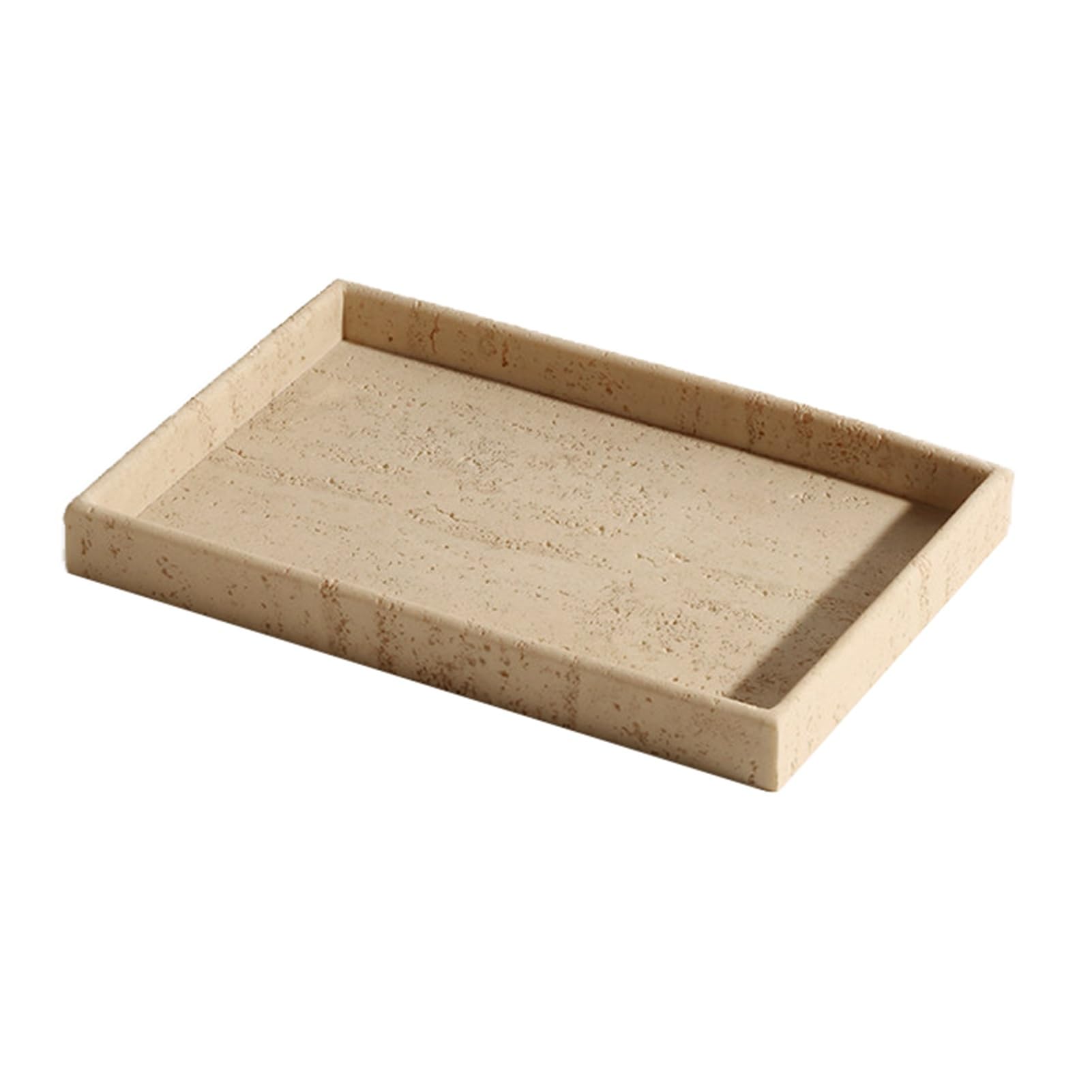 Gravel Tray,Rectangular Storage Box,Living Room Decorative,Thickened Base,Suitable for Storing Cosmetics(Color1)