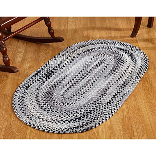 Better Trends BROCR2030BE Ombre Braided Area Rug, 20 Inch X 30 Inch Oval, Reversible And Durable, 100% Soft Cotton Chenille, Ideal For Kitchen thumb #1