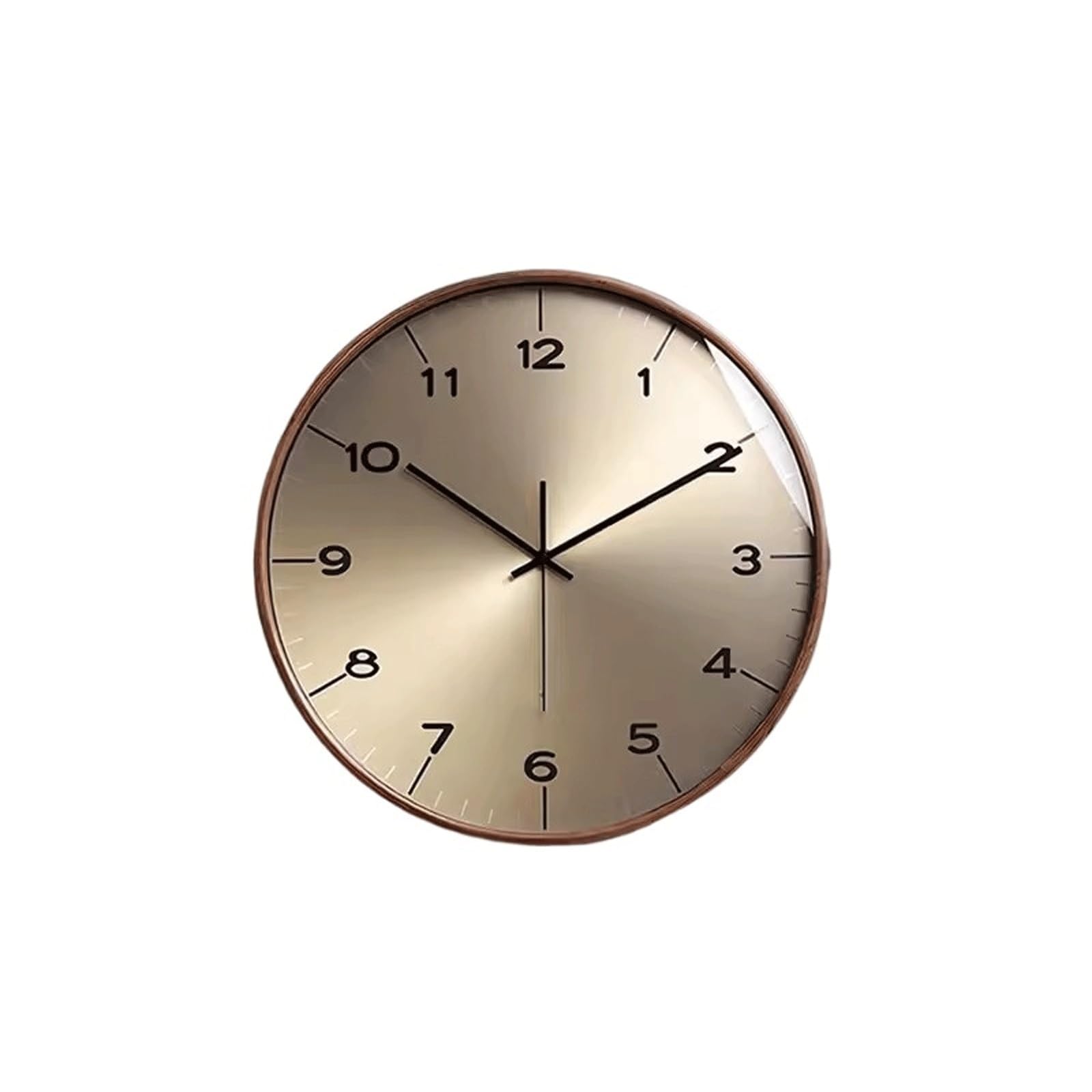 Aioneer Wall Clock Simple Solid Wood Living Room Home Wall Clock For, Study, Bedroom-12inch