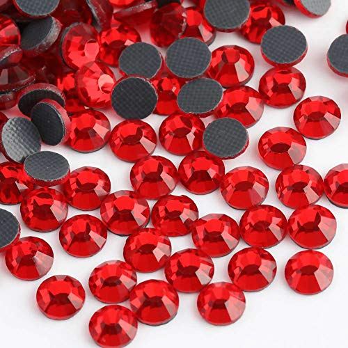 Image of Crystal Hotfix Rhinestone,Machine Cut Stone 2880pcs /pkg (Light Siam,SS6 /2mm)