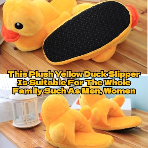 Duck Slippers - Soft Comfortable Household Shoes, Novelty Duck Feet Slipper with Cute Cartoon Ducks Feet 7