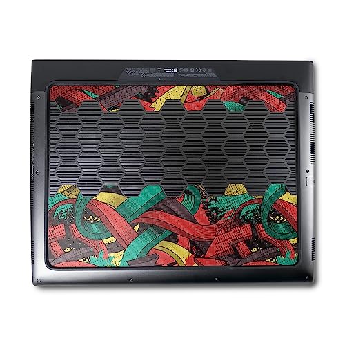 Image of MightySkins Carbon Fiber Skin Compatible With Alienware M18 R1 (2023) Full Wrap Kit - Triadic Arrows | Protective, Durable Textured Carbon Fiber Finish | Easy To Apply & Change Style | Made in the USA