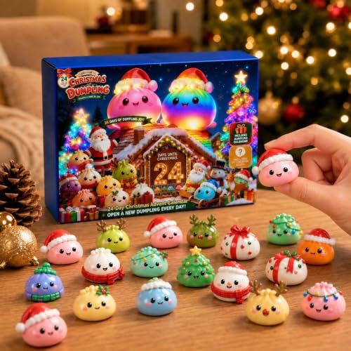Christmas Advent Calendar 2026 24 Day Countdown Mini Squishies Figures - image 5