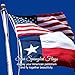 American Flag 4x6-100% Made In USA using Tough, Long Lasting Nylon Built for Outdoor Use, Featuring Embroidered Stars and Sewn Stripes plus Superior Quadruple Stitching on the Fly End