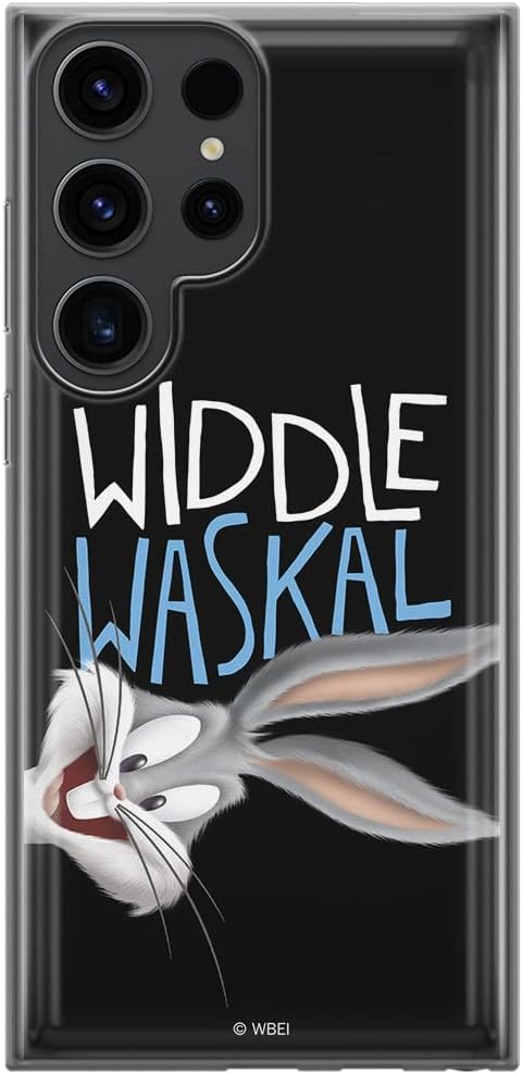 ERT GROUP Mobile Phone Case for Samsung S23 Ultra Original and Officially Licensed Looney Tunes Pattern Tasmanian 002 Perfectly Adapted to The Shape of The Mobile Phone, TPU Case