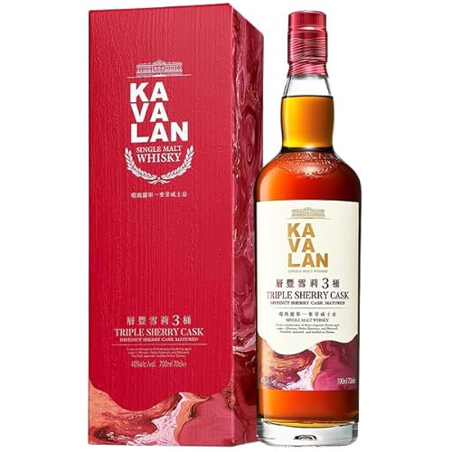 Jo gvVF[JXN VOgECXL[ 700ml Alc.40%  Ki Kavalan Triple Sherry Cask Single Malt Whisky
