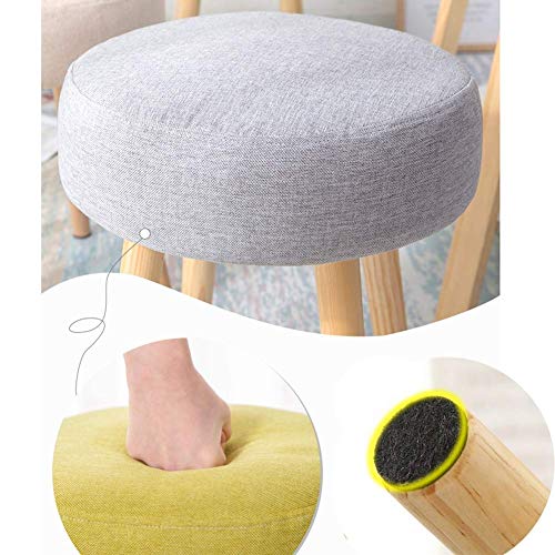 Tabouret en bois massif confortable pour optimiser les petits salons