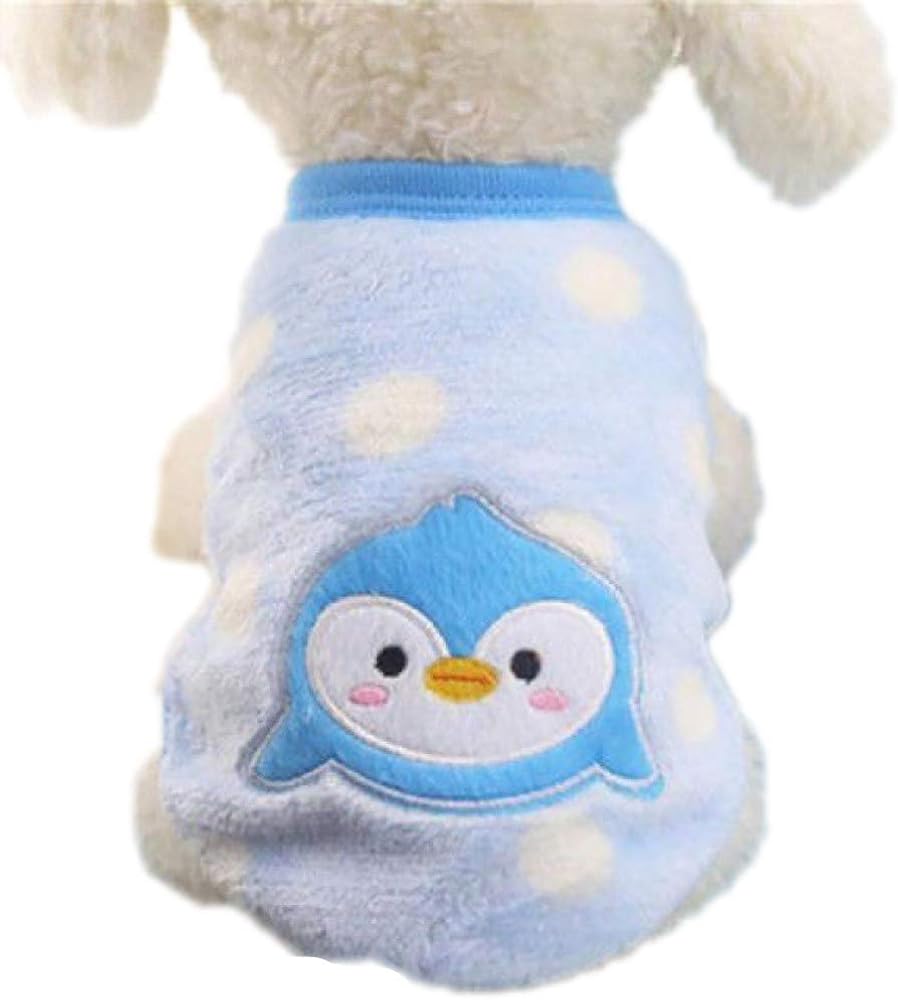 Clopon Pet Dog Fleece Sweater Puppy Classic Knitwear Cute Doggie Shirts Cat Winter Warm Sweaters Thickening Pets Clothing